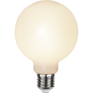 Żarówka LED PC E27 G95 1,2W 2700k mleczna plastikowa