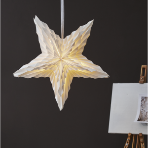 Gwiazda wisząca biała WHITE 70cm