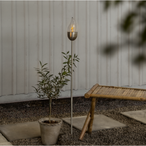 Lampion solarny ogrodowy LED wbijany OLYMPOS