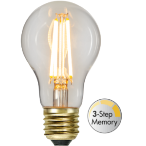 Żarówka LED E27 6,5W A60 SOFT GLOW 2100k Biała ciepła 3-stopnie mocy