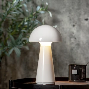 Lampa stołowa ogrodowa LED MUSHROOM akumulatorowa z USB IP44
