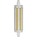 Żarówka LED R7S, cylindryczna konstrukcja z wieloma diodami LED, energooszczędne źródło światła do opraw liniowych.