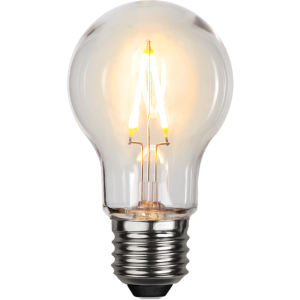 Żarówka LED PC E27 A55 1W 2200k biała ciepła Plastikowa