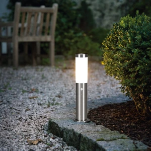 Lampa ogrodowa stojąca z czujnikiem ruchu i zmierzchu HELSINKI