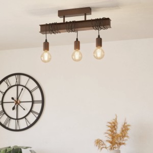 Lampa sufitowa TOWNSHEND 4 metalowa antyczny-brązowy E27
