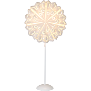 Gwiazda stojąca biała GLIMMA 75cm wysokości wymienne żarówki LED E14