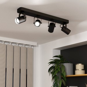 Reflektor 4-punktowy Led SOREGO 4x 3W 3000k metalowy czarny