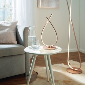 Lampa stołowa metalowa Led PALOZZA 8,8W Biała ciepła 3000k