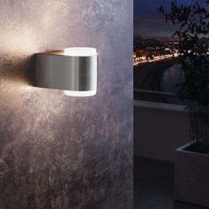 Kinkiet ogrodowy LED BRIONES Biała Ciepła 3000k IP44