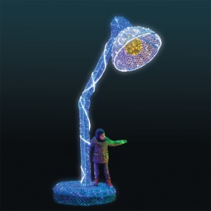 Dekoracja iluminacja wolnostojąca LED Lampka 3D AM-123696