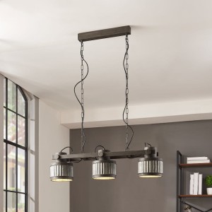 Lampa wisząca TURROCK metalowe zielony-patyna czarny E27