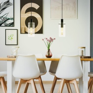 Lampa wisząca MONTEFINO szklana przezroczysty E27