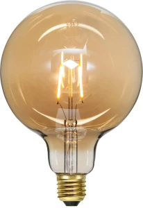 Żarówka LED PLAIN AMBER E27 G125 0,75W 2000K Biała ciepła