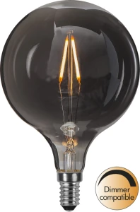 Żarówka LED HEAVY SMOKE E14 1,5W G95 2100K ściemnialna dymiona Ra90