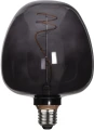 Dekoracyjna żarówka LED E27 z przydymionego szkła w kształcie kopuły z widocznym spiralnym filamentem. Ozdobna żarówka do nowoczesnych lamp i opraw oświetleniowych.