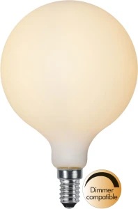 Żarówka LED OPAQUE E14 G95 1,5W 2600K matowa ściemniana