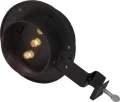 Solarna lampa LED do ogrodzenia z uchwytem montażowym i widocznymi diodami to funkcjonalne rozwiązanie do oświetlenia posesji.