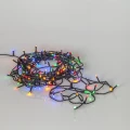 Lampki choinkowe LED 100 diod Multikolor FLASHY – kolorowe światełka LED na czarnym przewodzie, 7 m długości, do dekoracji choinki lub ogrodu.