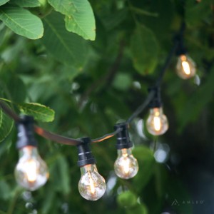 Profesjonalna GIRLANDA ogrodowa z A60 1W Plastik