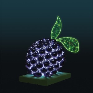 Iluminacja wolnostojąca LED Leśna Jeżyna 3D 2,4m wysokości AM-126939