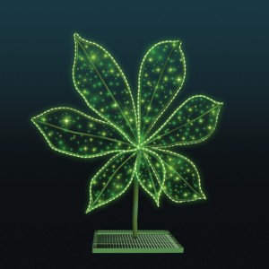 Iluminacja wolnostojąca LED Liść Kasztanowca 2D 3,0m wysokości AM-127037