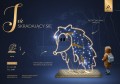 Jeż LED dekoracyjny fotopunkt w formie świetlnej sylwetki zwierzęcia, instalacja parkowa do zdjęć ustawiona w przestrzeni miejskiej, przyciągająca uwagę delikatnym światłem i bajkowym charakterem kompozycji. ID 127087.