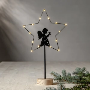 Dekoracja gwiazda stojąca z oświetleniem Led GLIMTA na baterie