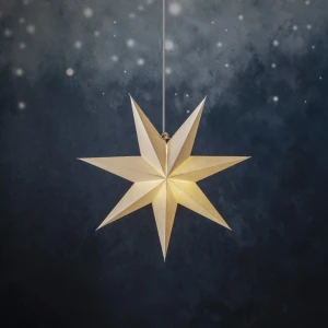 Gwiazda wisząca biała PLAIN 45cm