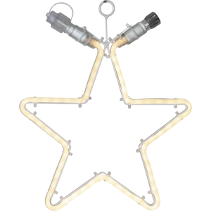 Gwiazda Neon LED 28cm biała ciepła niskonapięciowa 24V