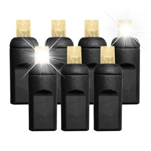 Profesjonalne lampki choinkowe LED 5m Białe Ciepłe FLASH IP67