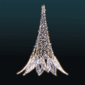 Dekoracja Latarniowa iluminacja LED 3D 5m wysokości AM-101222