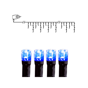 Kurtyna Sople LED 4m x 0,4m niebieska