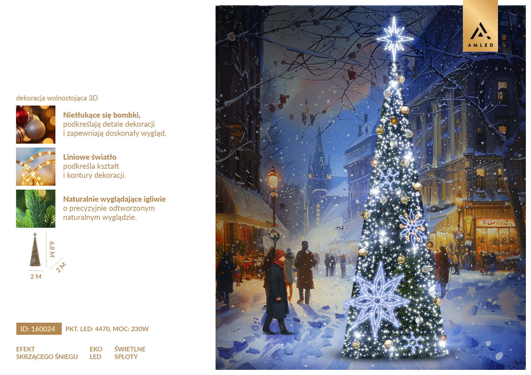 Karta produktu choinki stożek AM-160024